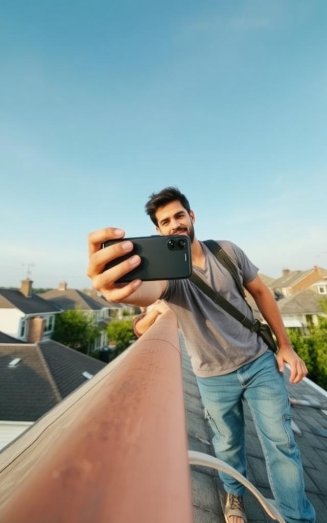 UGC ad creative filmed for Kostas Roofing